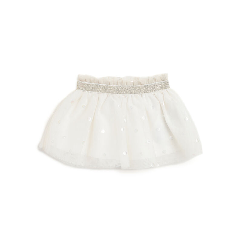 Girls Light Natural Printed Skirt image number 0
